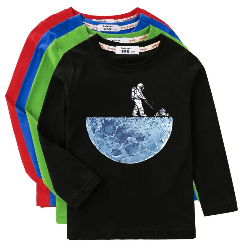 Tommy Long Sleeved Spaceman T-shirt