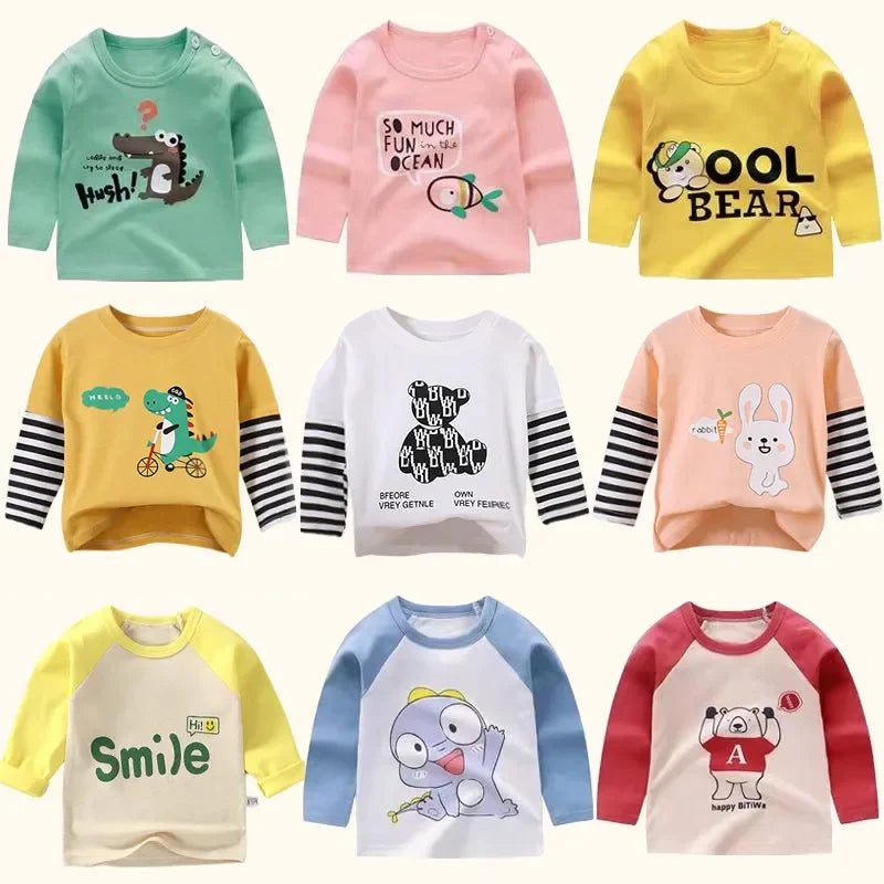 Daniel Cartoon Long Sleeve Baby Clothing Cotton Sweater