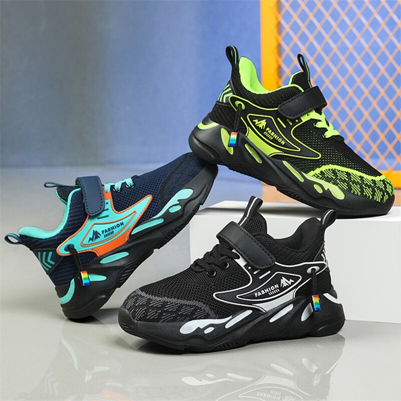 Breathable Kid Sneaker Boys Basketball Shoes Fashion Casual - GuGuTon