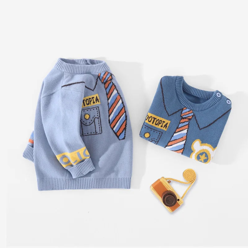 Jeison Autumn Ins Baby Boys Sweater
