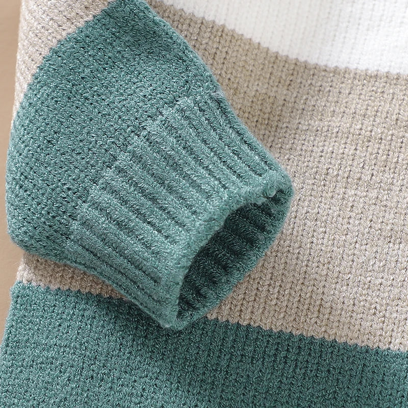 Camilo Round Neck Long Sleeve Knit Sweater