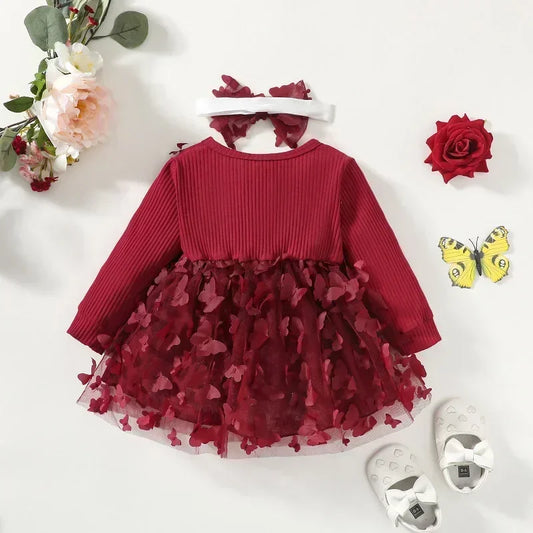 Baby Dresses for Girls Spring Autumn Girl Dress Child Baby Sweet Princess Dress