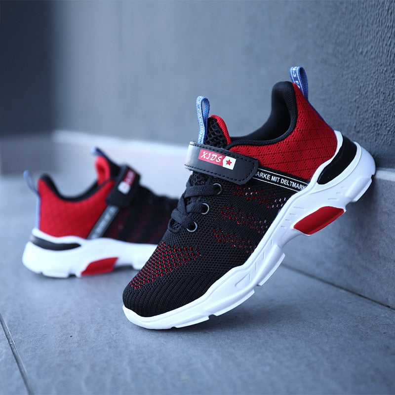 Autumn Children Mesh Breathable Running Shoes Boy Brand Casual - GuGuTon