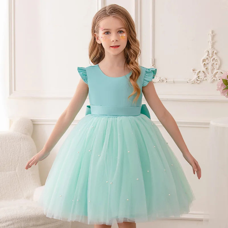 New Girls Puffy Dress Summer Tulle Fashion Little Princess Dress