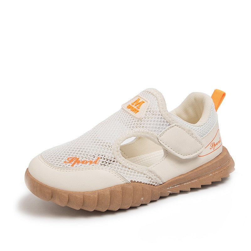 Kids Boys Lightweight Mesh Breathable Sneakers