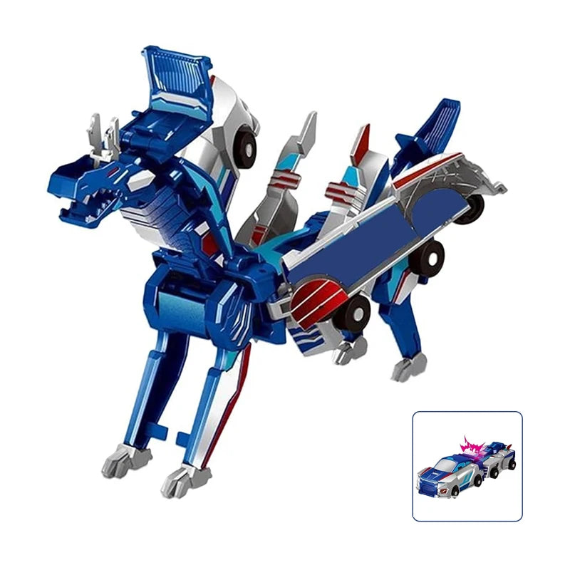 Transforming Dinosaur Car Toy - Magnetic Fun for Kids