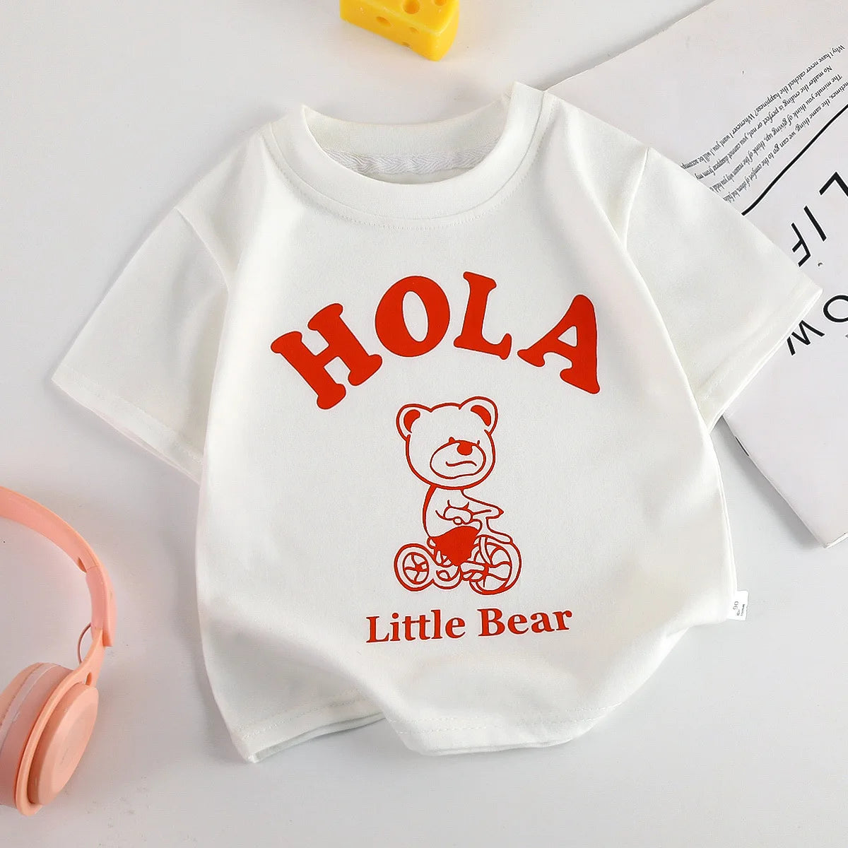 Hector Cartoon Printed Solid Cotton Tees