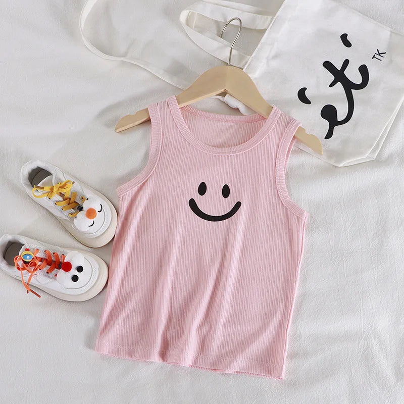 Ernesto Solid Sleeveless Summer Tank Tees