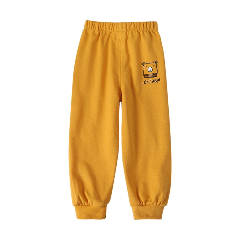 Casual Cotton Soft Color Loose Bloomer Comfortable Length Trousers