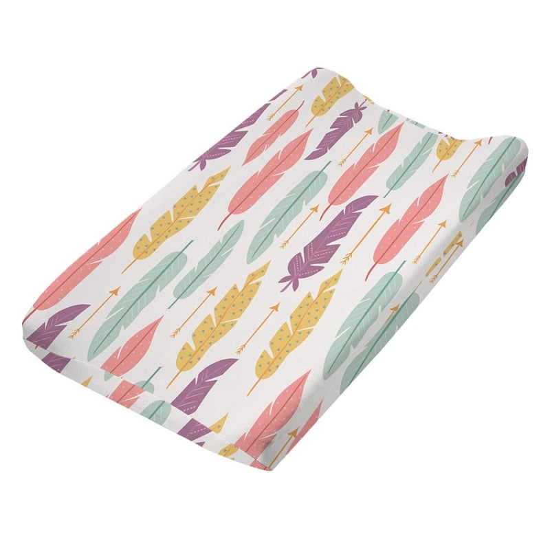Stretchy Print Changing Mat Protector Diaper Changing Pad