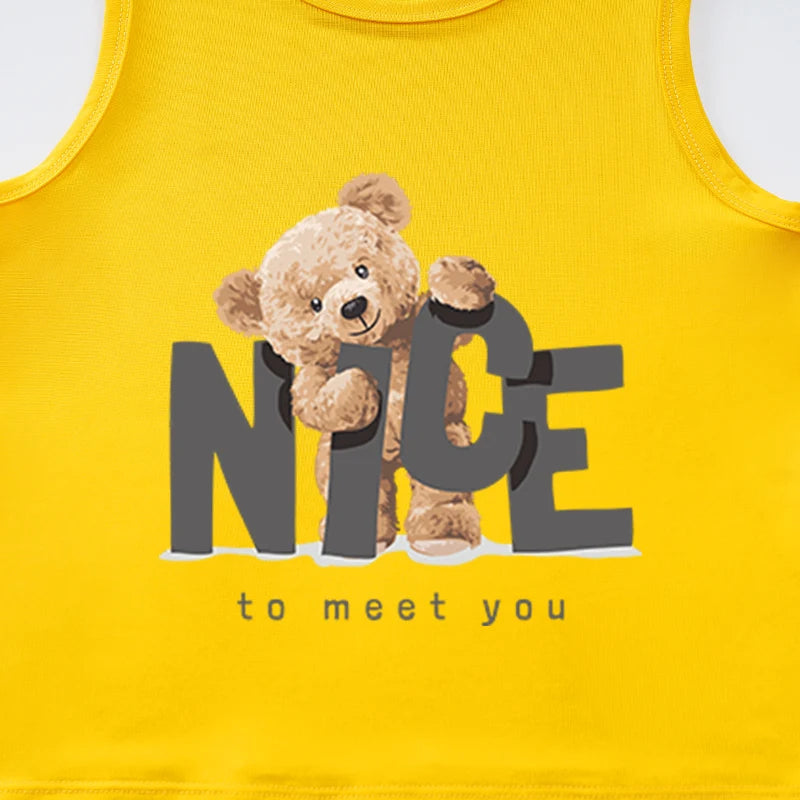 Jared Baby Round Neck Sleeveless Tees