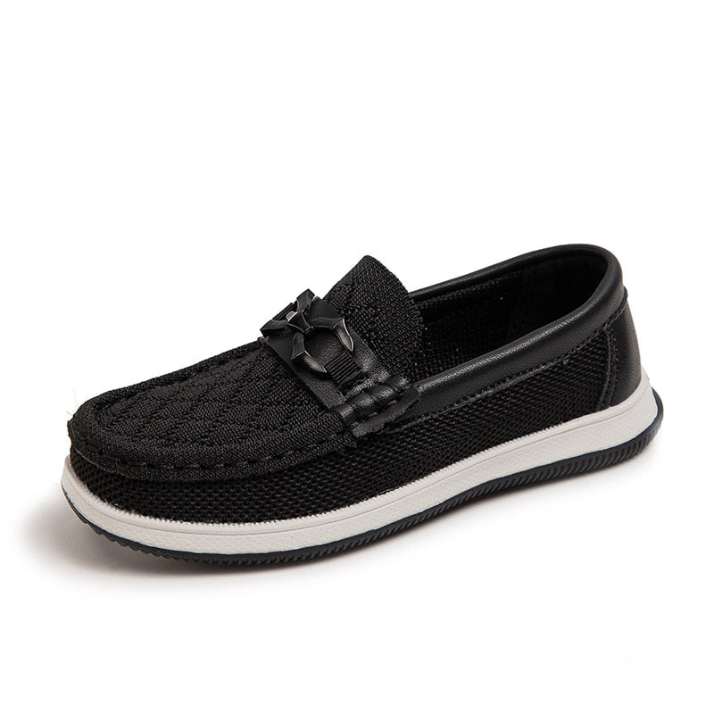 Boys Shoes Slip-on Kids Fashion Solid Color Britain