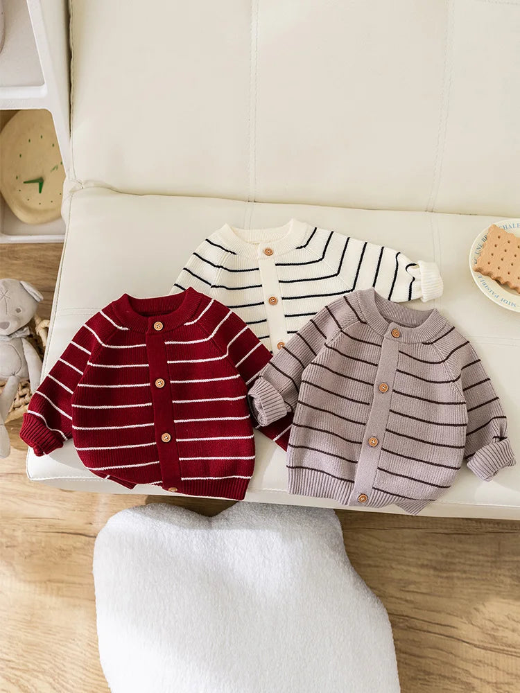 Victor Fashion Striped Knitted Sweater