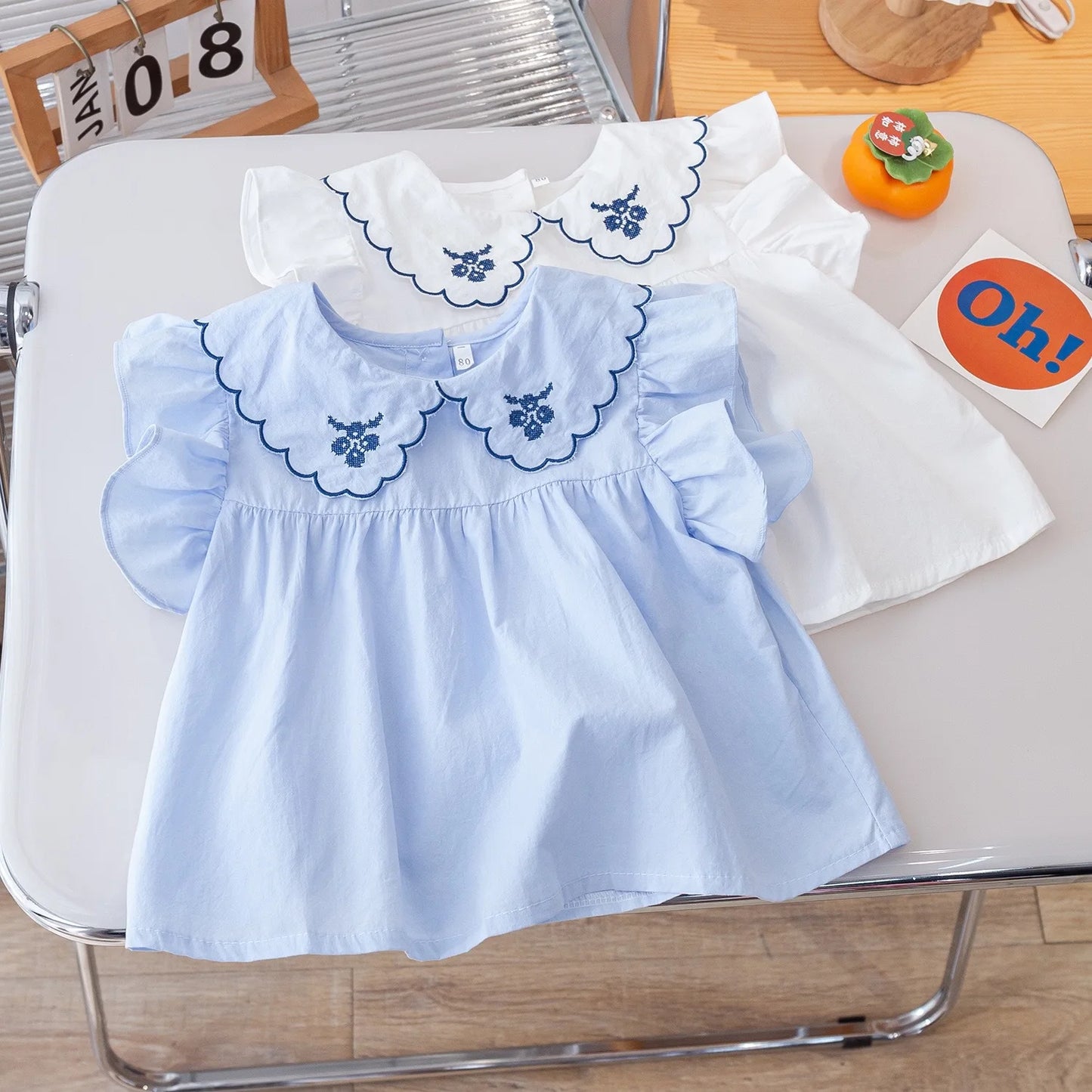 Alejandra Summer New Middle and Small Children Loose Version of