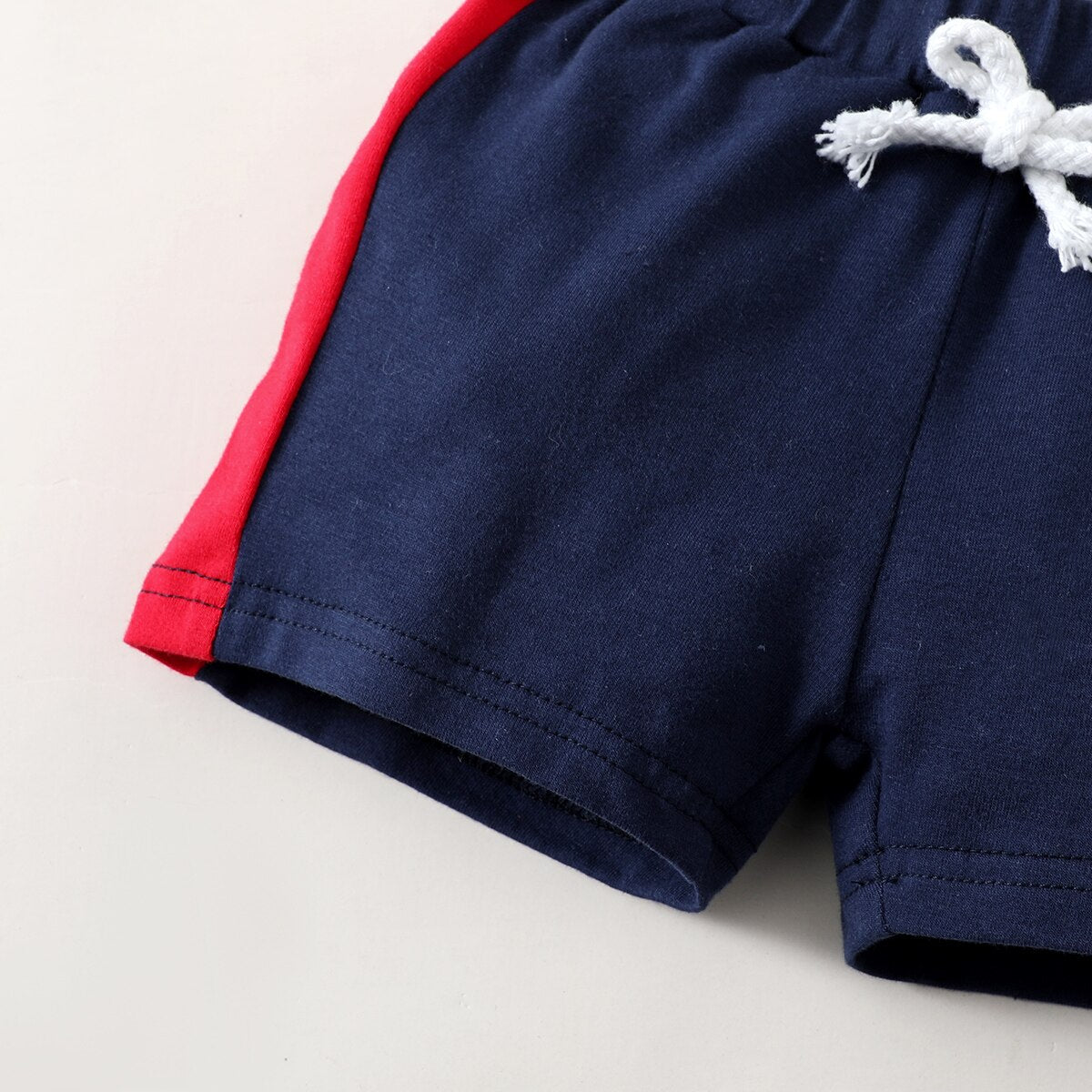 Cameron Boys Letter Sleeve Clothes Set and Summer Suit - GuGuTon