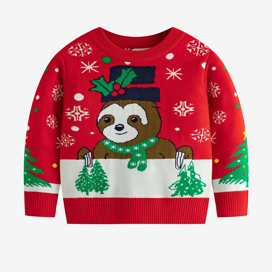 Jason Christmas Kids Bottomed Sweater - GuGuTon baby store - Baby Fashion - Toddlers Outfits - Babies Outfits - Toddler Clothes - Kids Clothing - Newborn Clothes - Newborn Wear - Kids Wear - Trending Clothes - Trending Outfits - Fall Fashion - Winter Fashion - Girls Clothes - Boys Clothes - Babies Wear - Kids Accessories - KidsWear - Summer Clothes - Summer Fashion - Summer Trend - Falls Sweaters - Tops - Bottom - Jeans - Blouse - Dresses - Newborn Dresses - Toys