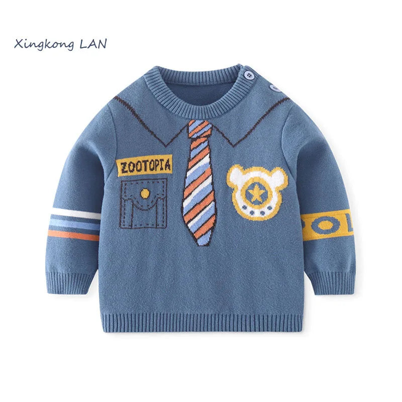 Jeison Autumn Ins Baby Boys Sweater