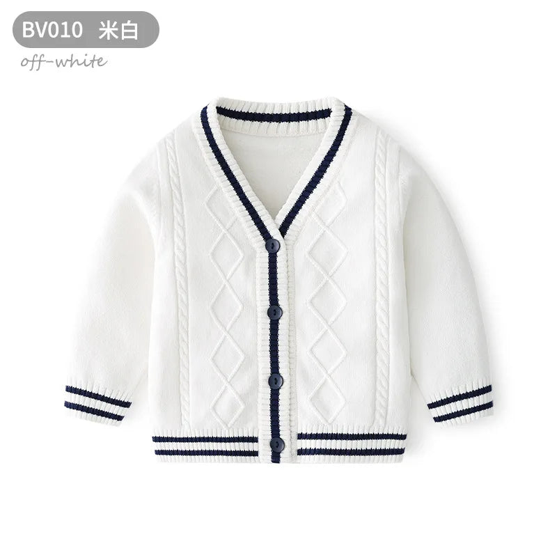 Jose V-Neck Baby Knitted Sweater