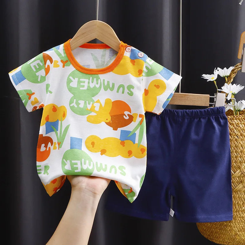Gabriel T-shirt and Shorts Set Pure Cotton Tees