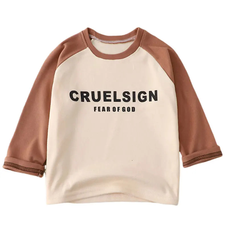 Daniel Cartoon Tops Long Sleeve Tees