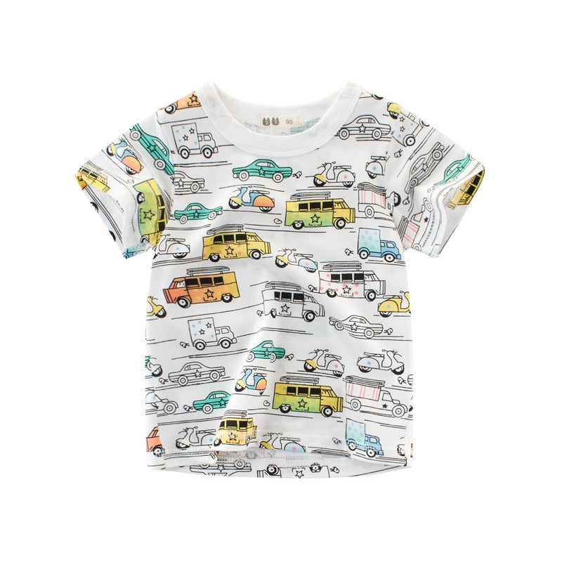Jaimico for Kids Shirts Baby Sleeve Full Print Toddler Cotton - GuGuTon