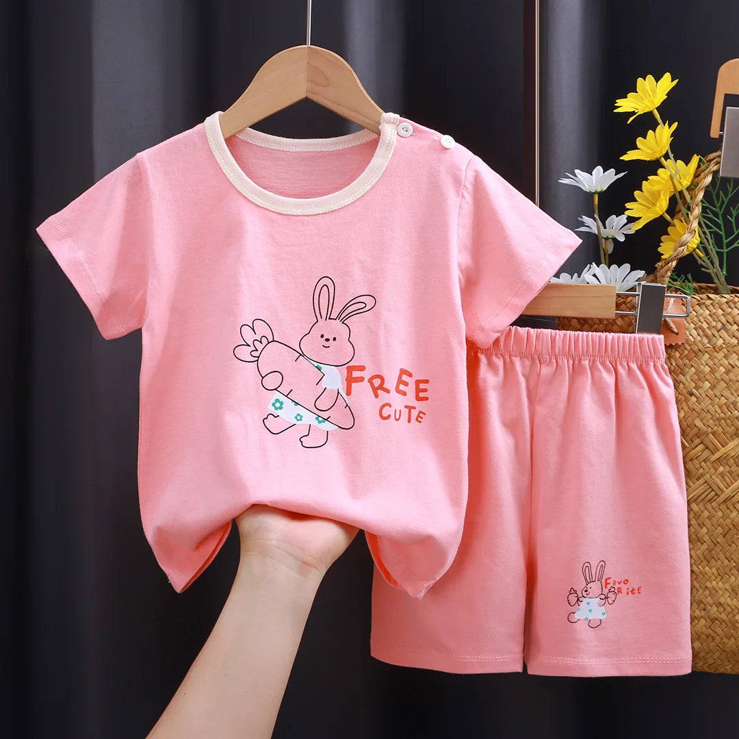 Gabriel T-shirt and Shorts Set Pure Cotton Tees