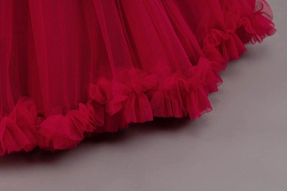 Girls Christmas Party Dress Girl Long Dresses Gown Tutu Teenage Girl Clothes Sequins 5-12Y