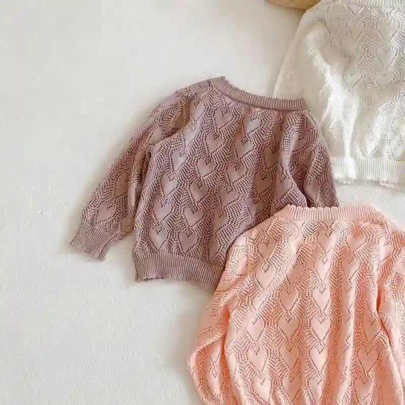 Luisa Exquisite Sweet Heart Long Sleeved Sweater