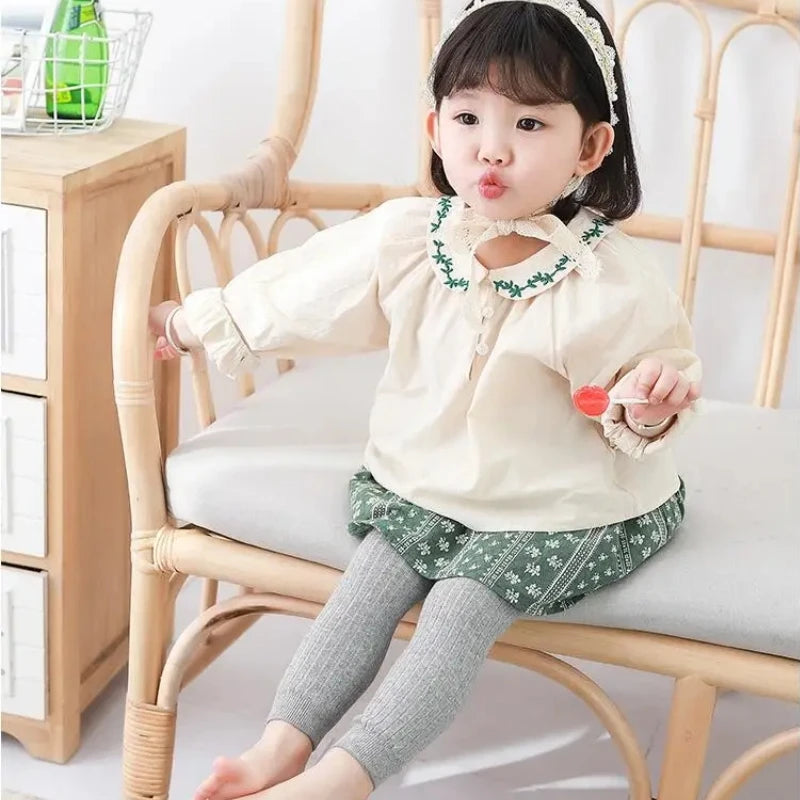 Saúl Boys Clothes Soild Color Cotton Pants Kids Children