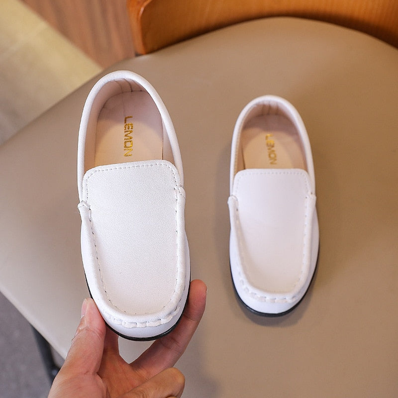 Big Children Casual Flats Leather Shoes for Wedding Party Boys - GuGuTon