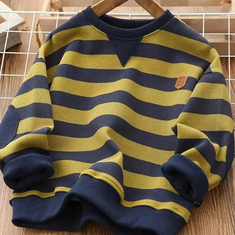 Sandro New Big Boy Stripe Loose Sweater