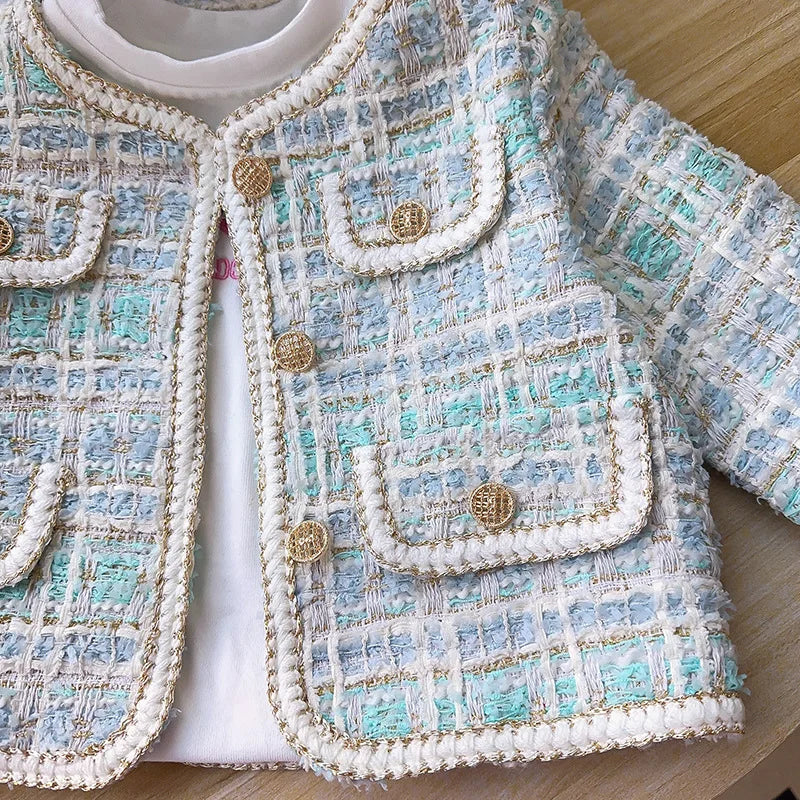 Sofia Girls Jacket Autumn Fashion pocket