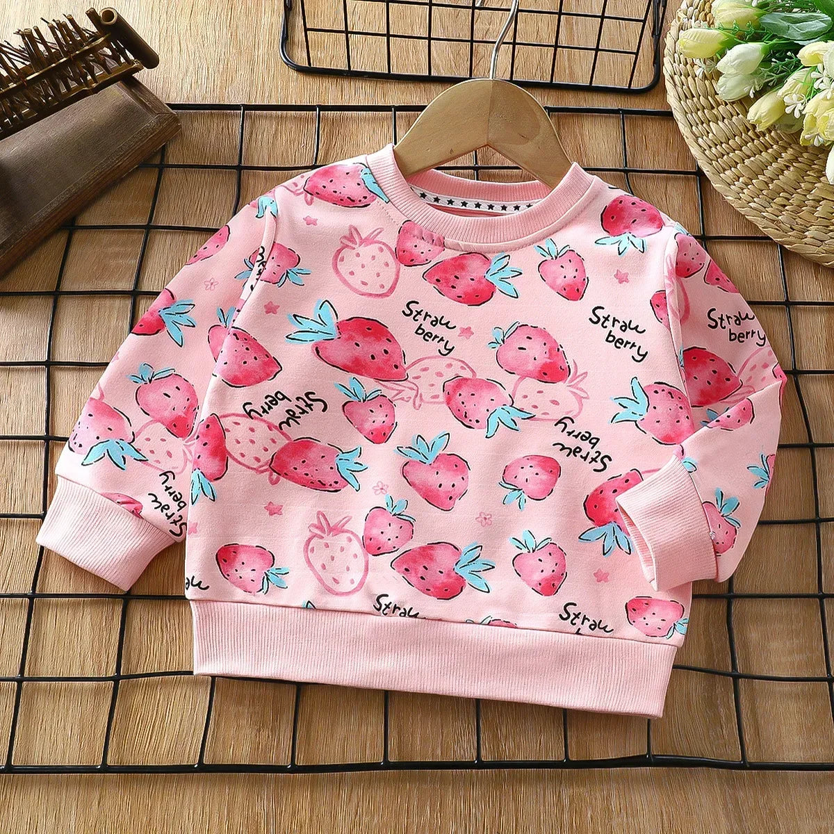 Rafael Cotton Cartoon Print Long Sleeve Sweater