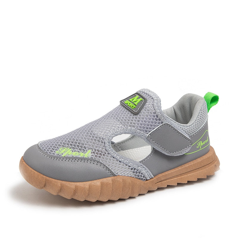 Kids Boys Lightweight Mesh Breathable Sneakers