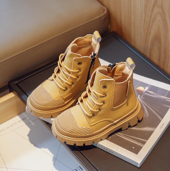 Winter New Children Army Boots Korean Boys Shoes Boots
