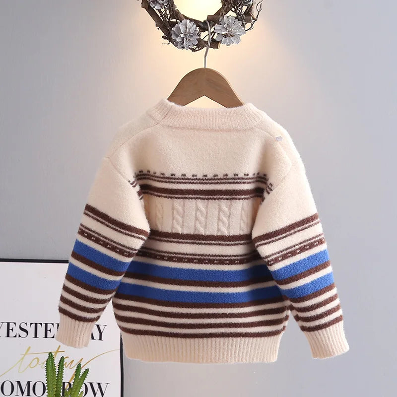 Oscar Full Sleeve Round Collar Sweater