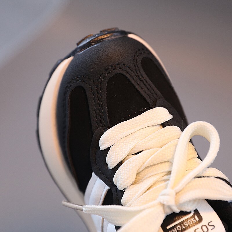 Winter New Boys Plush Sneakers For Kids Casual Sports Shoes Baby - GuGuTon