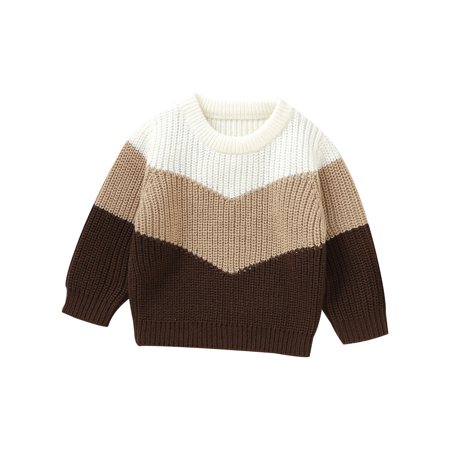 Kelvin Knit Long Sleeve Pullover Sweater