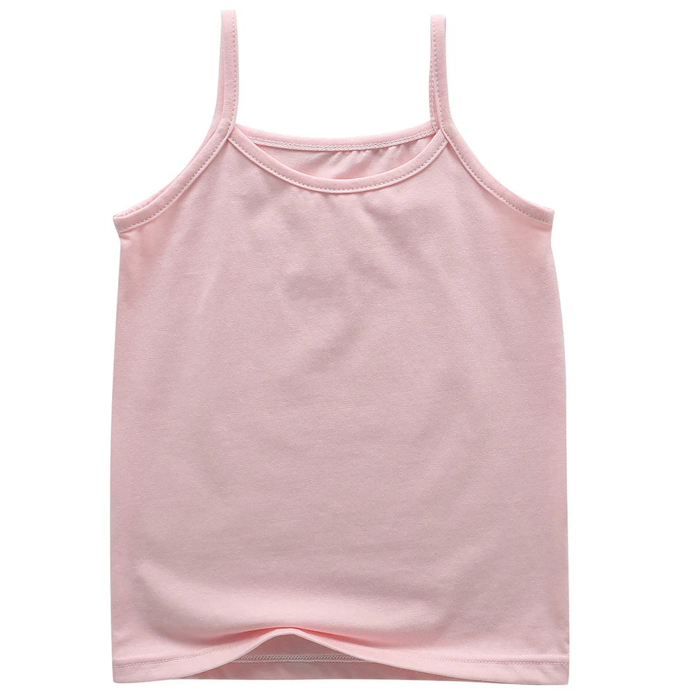 Isabella Summer Girls String Baby Children Women Cotton Camisole T-shirt Kids