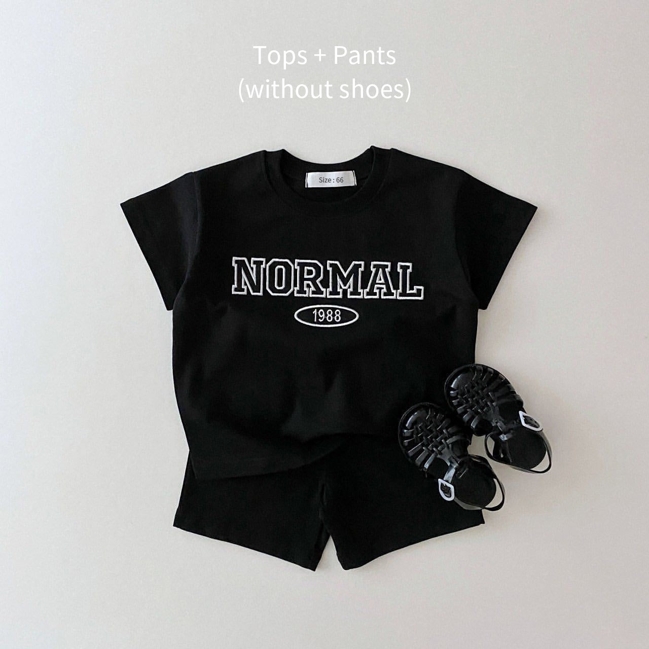 JOSH Summer Embroidered Bear T-shirts + Casual Shorts - GuGuTon