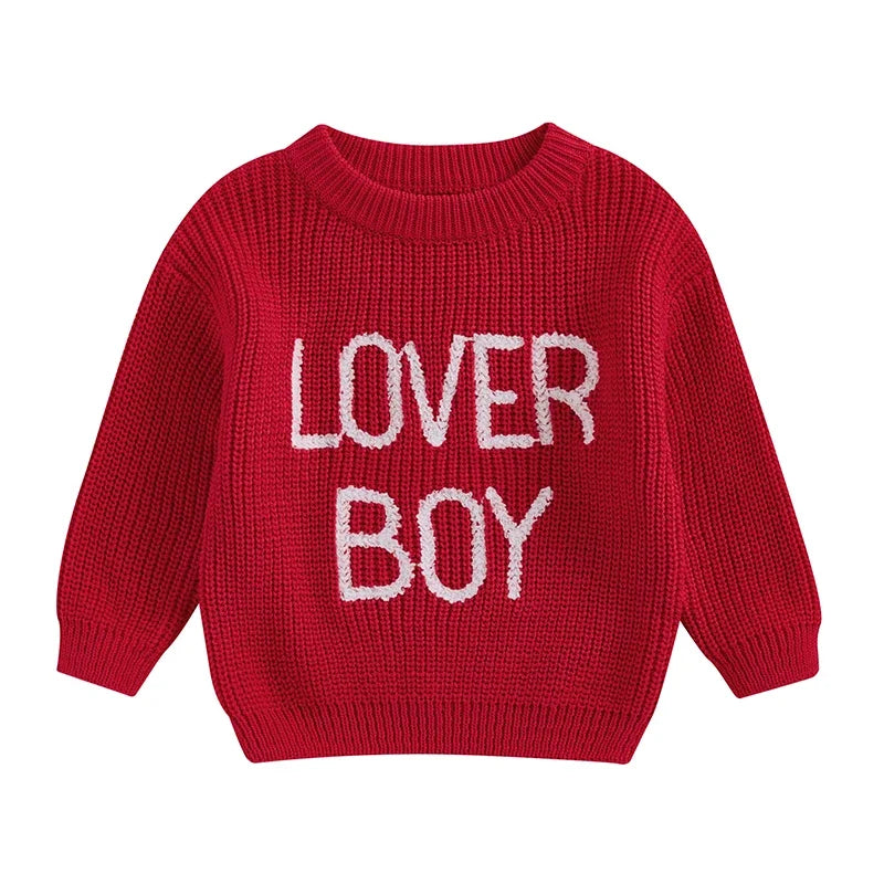 Angel Knit Pullover Valentines Day Sweater