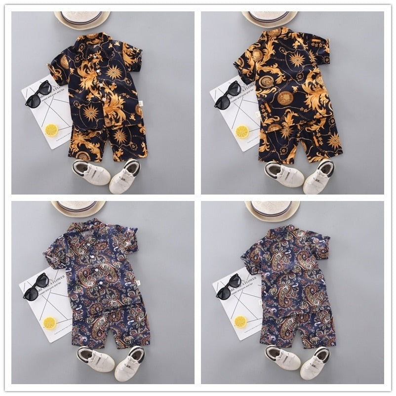Kamila Children Fashion Clothing Baby Cartoon Two Piece Set - GuGuTon