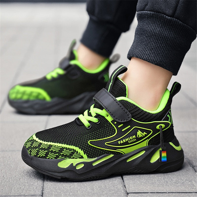 Breathable Kid Sneaker Boys Basketball Shoes Fashion Casual - GuGuTon