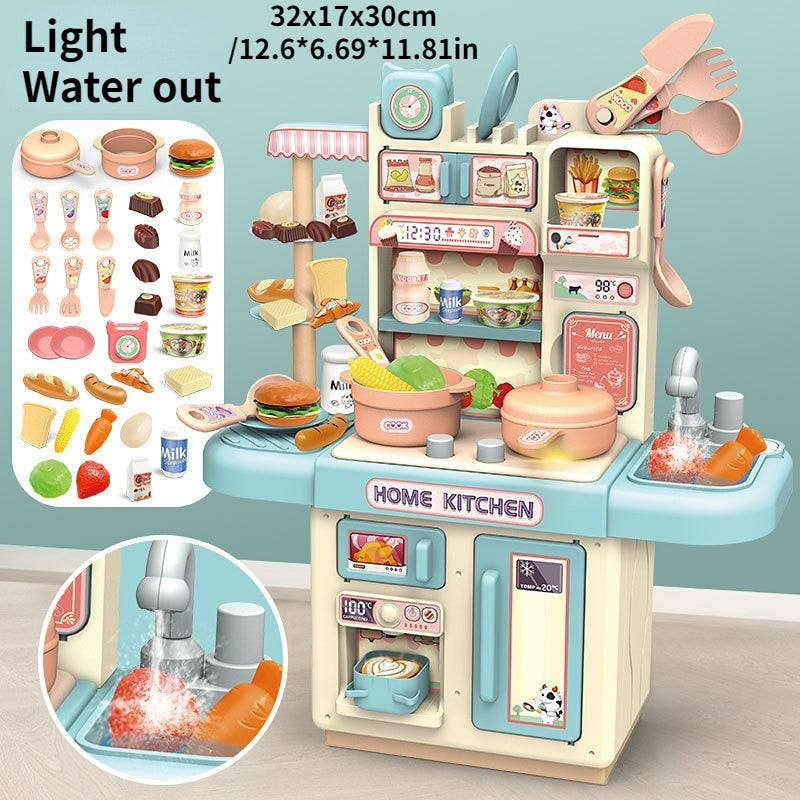 Large Children Simulation Kitchen Toy Lampligh Sound Effect - GuGuTon