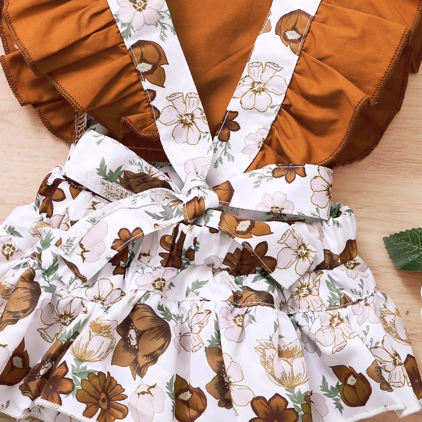 Julia Baby Romper Girls Cute Floral Print Comfortable Clothes