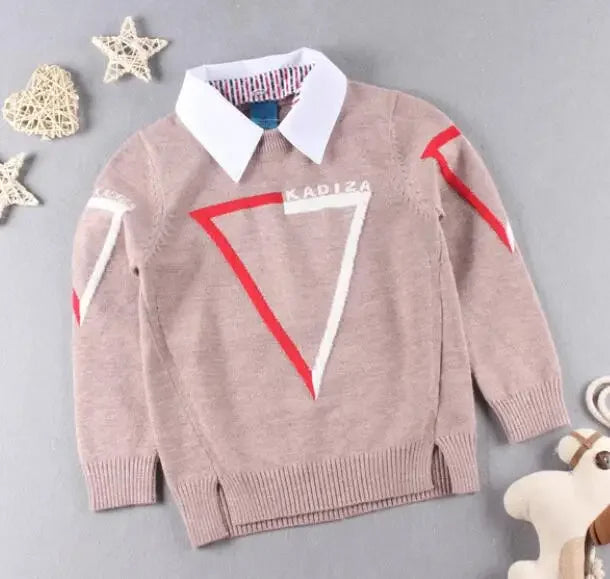 Rodrigo Autumn Winter Collar Plaid Sweater