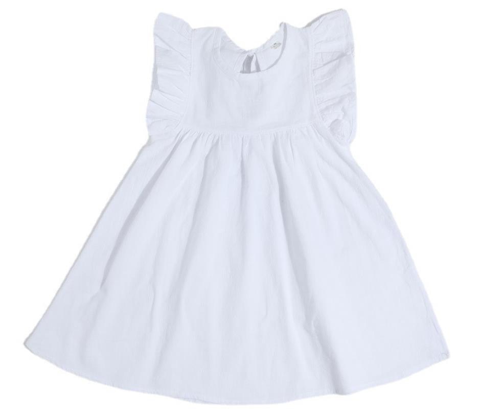Lia Style Summer Flying sleeve Cotton Princess Dres