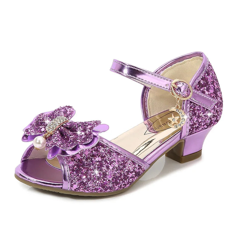 10 Colors Children Princess Sandals Kids Girls Wedding Shoes