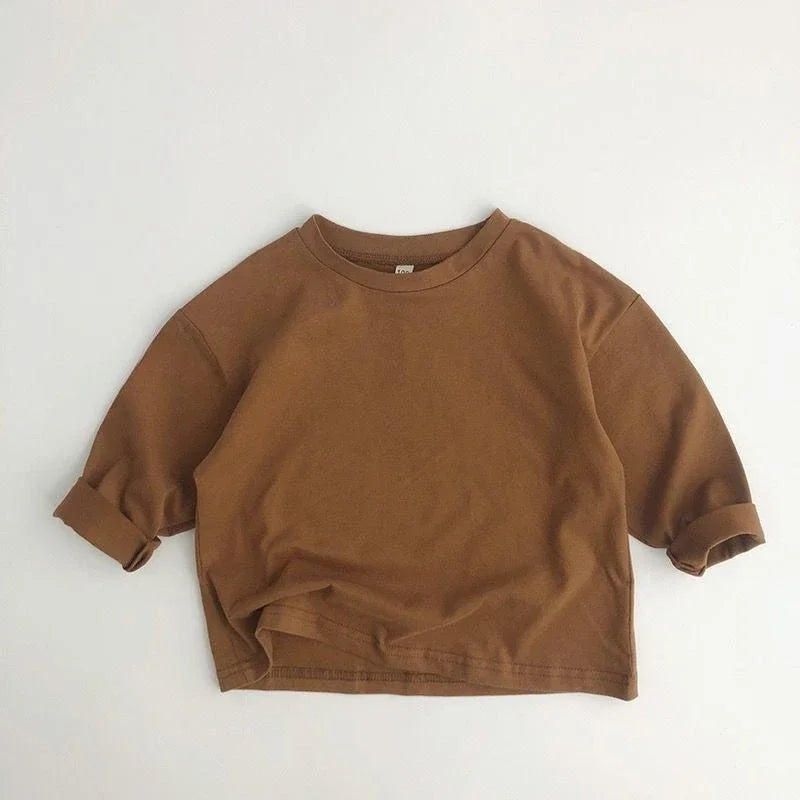 Wesly Long Sleeve Cotton Spring Tees