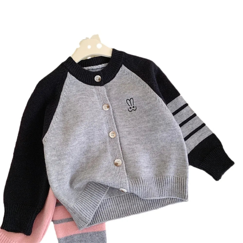 Ottis Patched Knitwear Striped Sweater